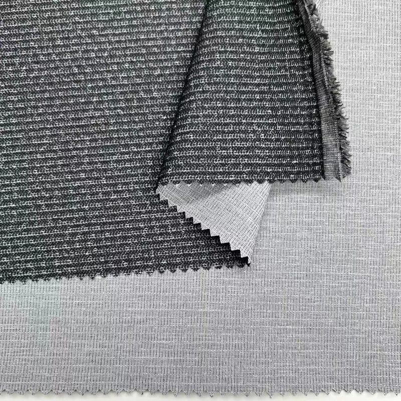 Grelha flutuante de tecido de extensão de tecelagem de tom duplo 75D*75D+40D+150D 97% Poliéster 3% Spandex