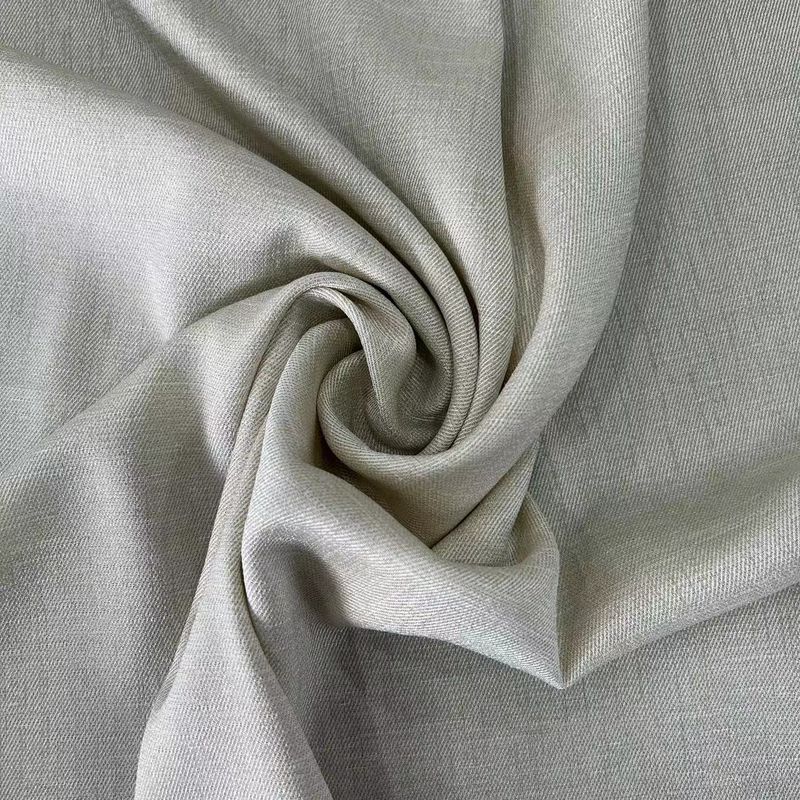 Tecido texturizado de algodão mole como o jacquard para roupas