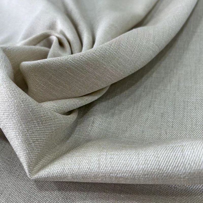 Tecido texturizado de algodão mole como o jacquard para roupas