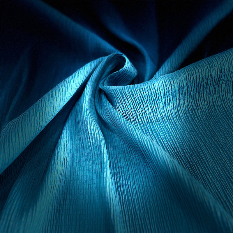 Tecido de malha de malha de borracha 96GSM 97% Nylon 3% Spandex para saias camisas