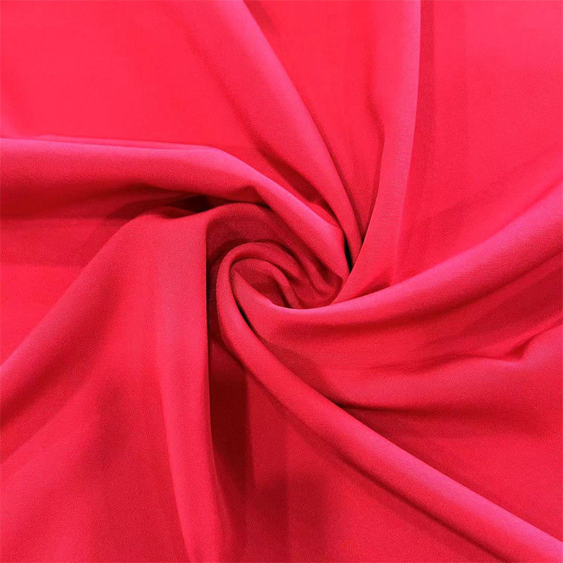130GSM Soft Feel Tecido PET reciclado 100D 20D 4 Way Stretch Plain Polyester Spandex Tecido