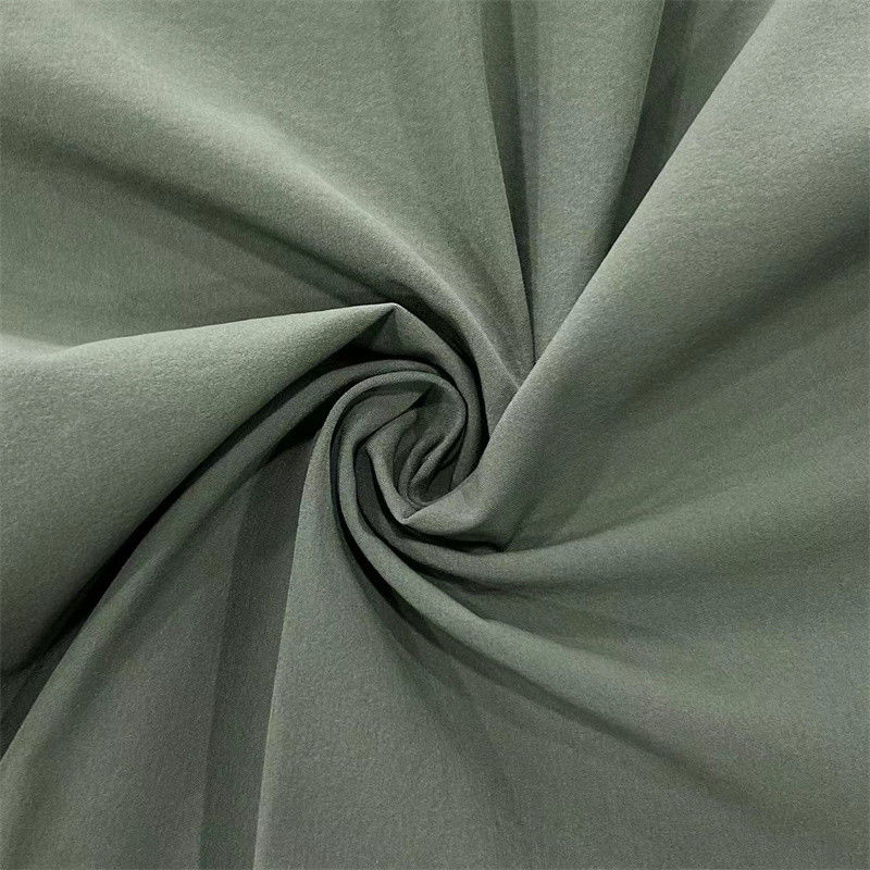 Tecido de tecido simples de nylon reciclado 70D+40D*70D+40D Tecido de nylon e spandex