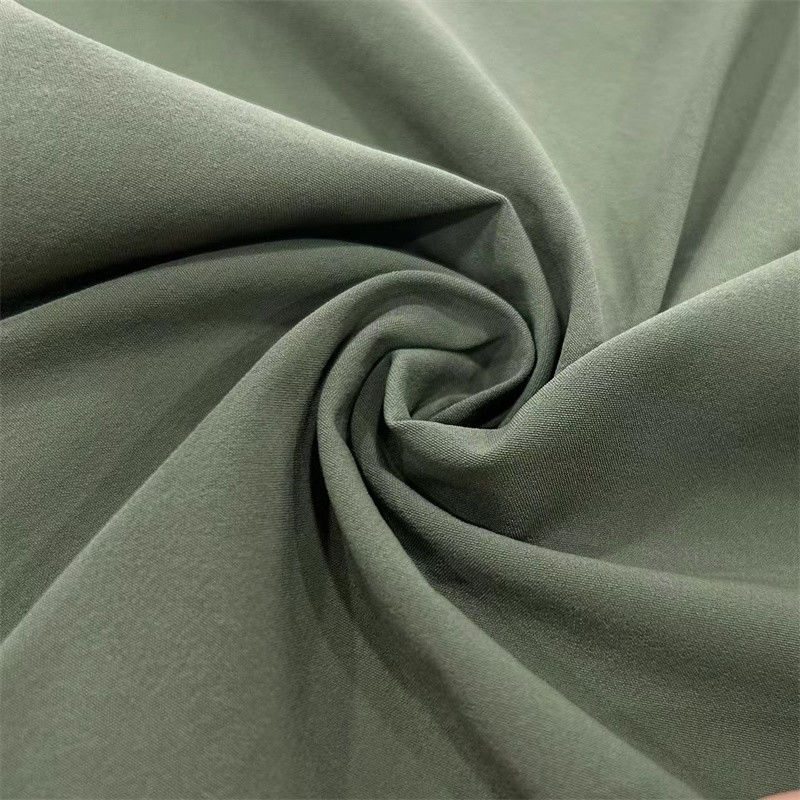 Tecido de tecido simples de nylon reciclado 70D+40D*70D+40D Tecido de nylon e spandex