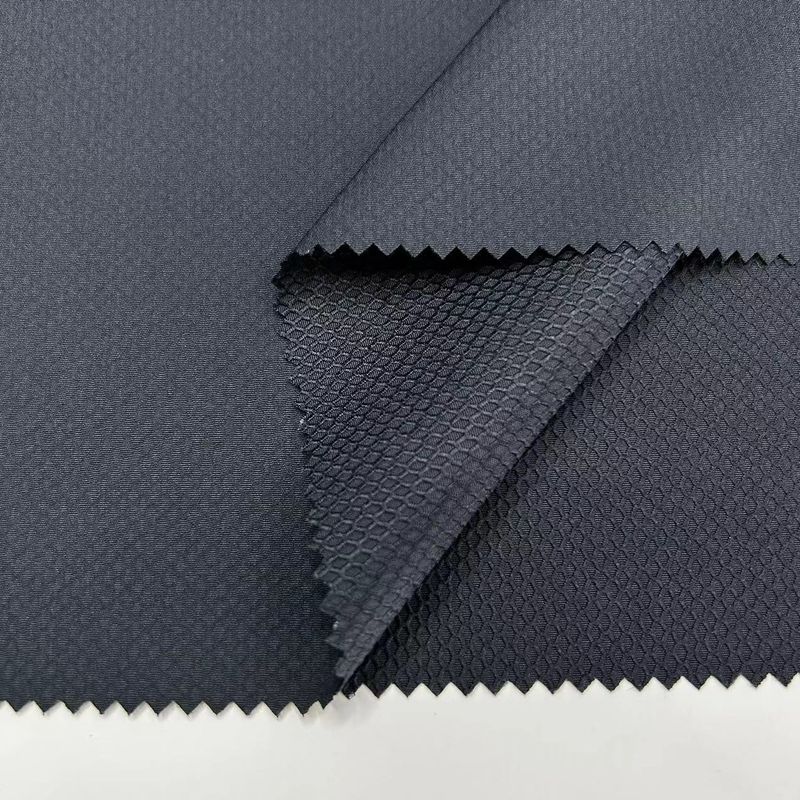 Tecido reciclado sustentável para uso casual, vestuário desportivo 75D+40D*75D+40D+150D