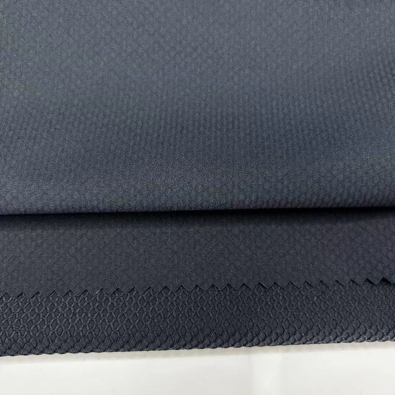 Tecido reciclado sustentável para uso casual, vestuário desportivo 75D+40D*75D+40D+150D