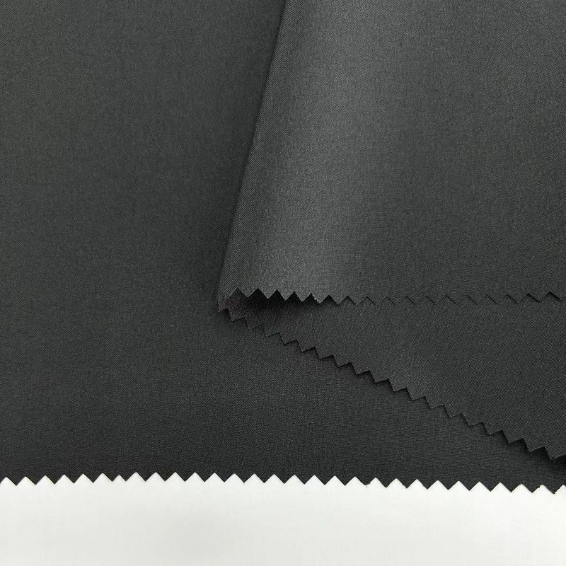 Tecido de malha de poliéster de moagem 150D 150D*150D+40D 98% Poliéster 2% Spandex 166GSM