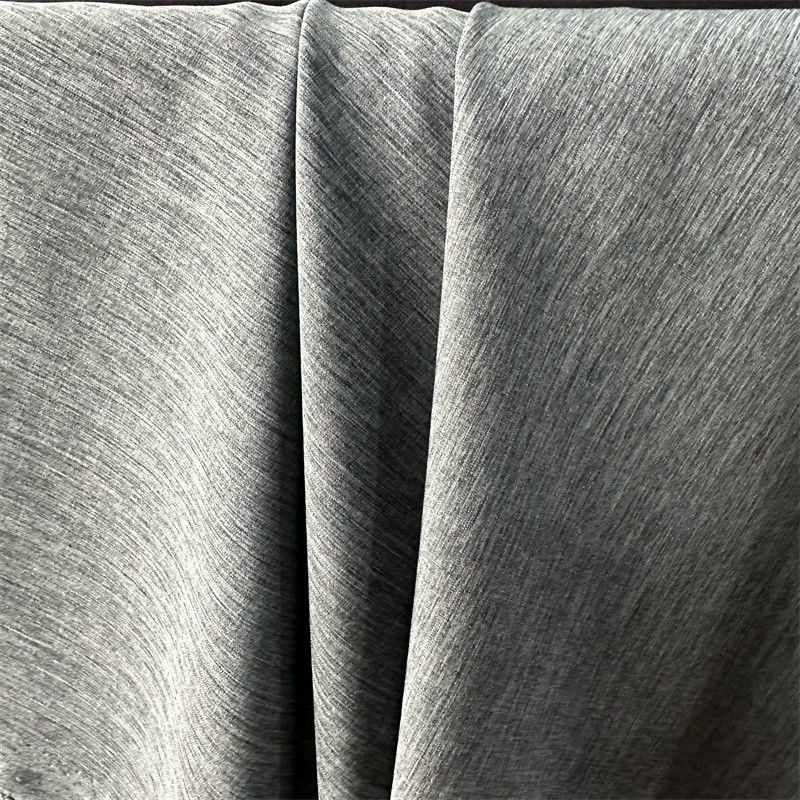 Tecido de poliéster simples reciclado 40D+40D+40D*2 130GSM Tecido de poliéster e spandex