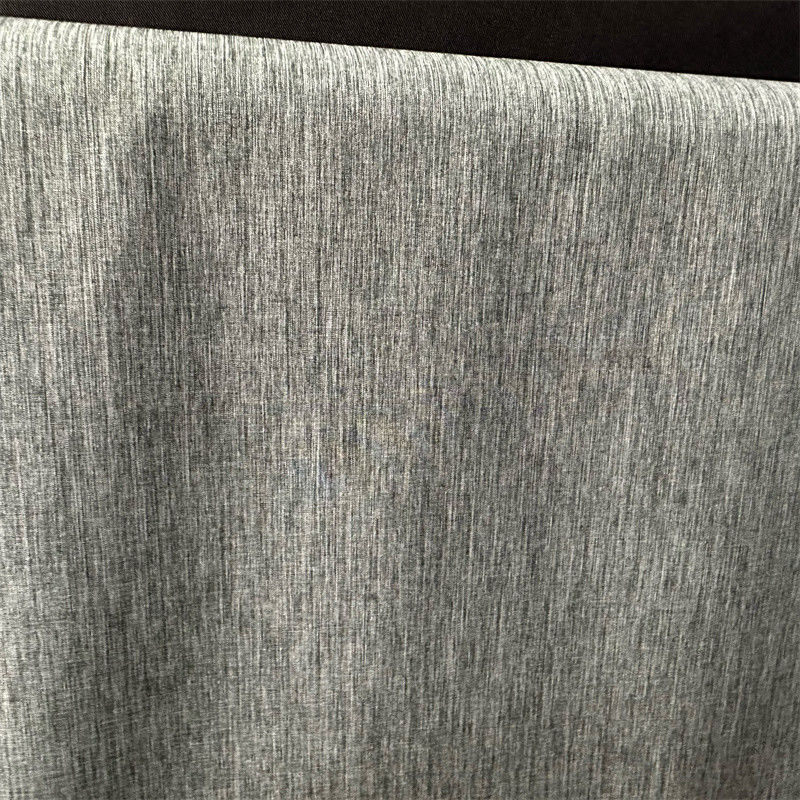 Tecido de poliéster simples reciclado 40D+40D+40D*2 130GSM Tecido de poliéster e spandex