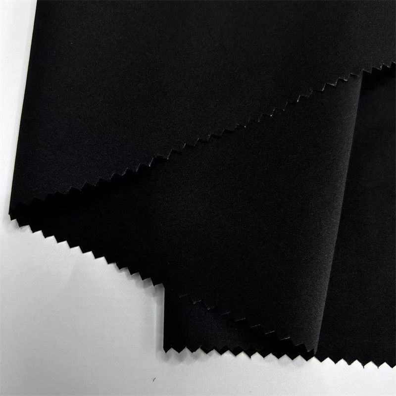 Tecido de tecido liso de poliéster reciclado T800 75D/48F*75D/48F 150GSM 55