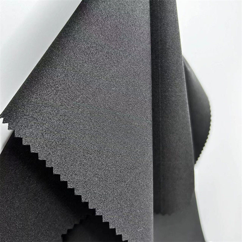 Tecido de poliéster retorcido reciclado 150D/48F+40D+150D/96F+40D*2 92% Poliéster 8% Spandex