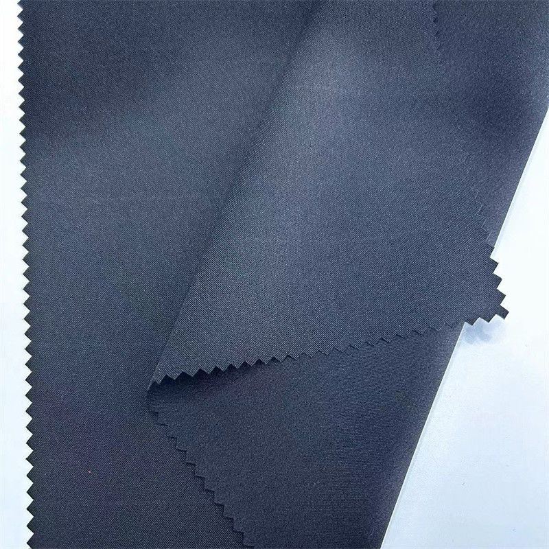 Tecido de poliéster retorcido reciclado 150D/48F+40D+150D/96F+40D*2 92% Poliéster 8% Spandex