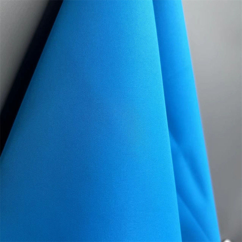 2/2 Blackout tecido de twill reciclado laminado com filme TPU 100% poli reciclado para fazer trench coats jaquetas
