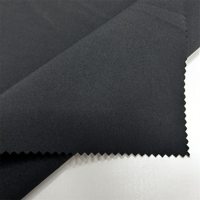 Mistura de algodão de seda fresca T800 Twist Tecido de poliéster reciclado 100% Para casacos casacos calças calças