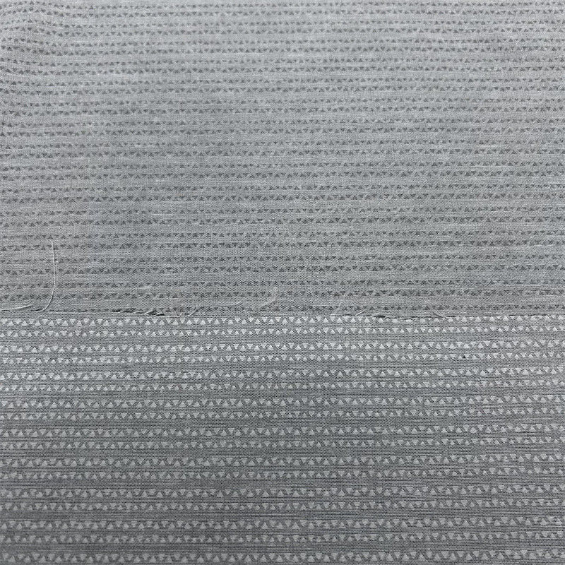 Tecido de montanhismo triangular com calças de poliéster catiônico camisas blusas