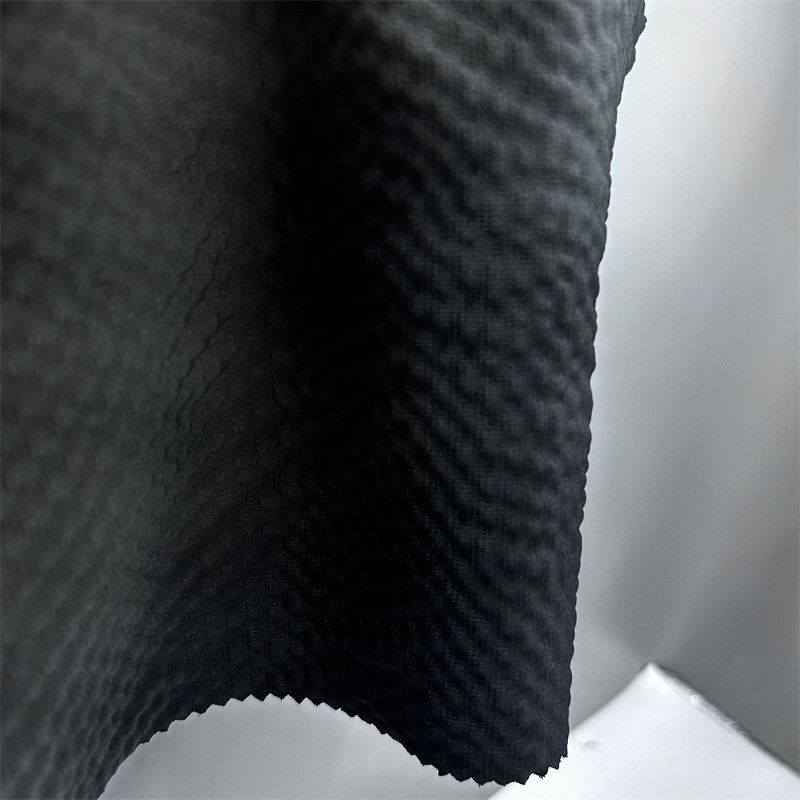 Poliéster T400 Faixa Vertical Pearl Dot 75D Cation+75DT400*75D Faixa Vertical Efeito de bolhas convexas