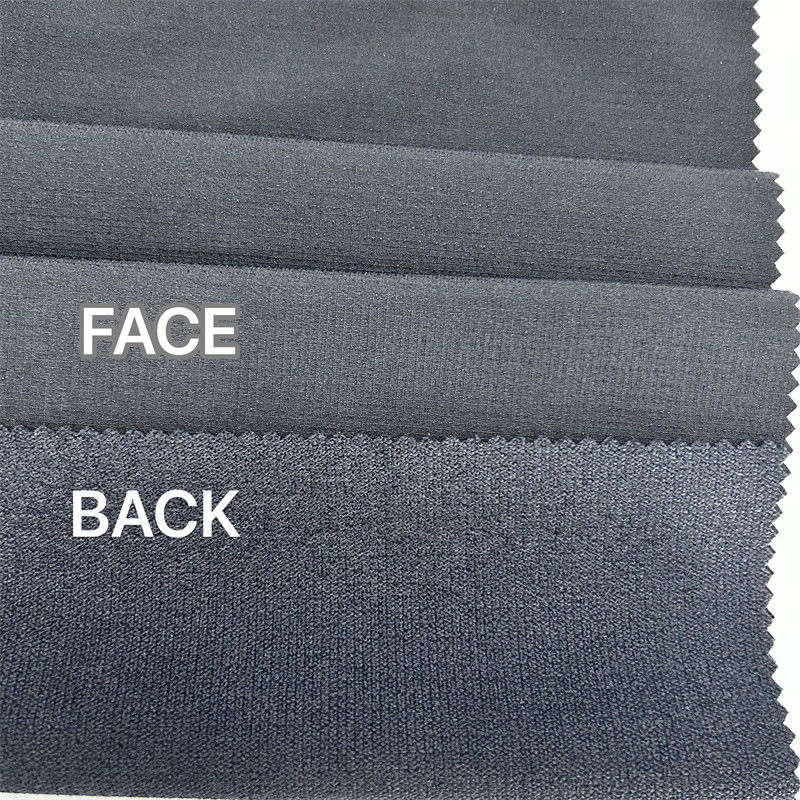Tecido de montanhismo de nylon semi-brilhante com quadros, textura elástica espessa para roupas de exterior