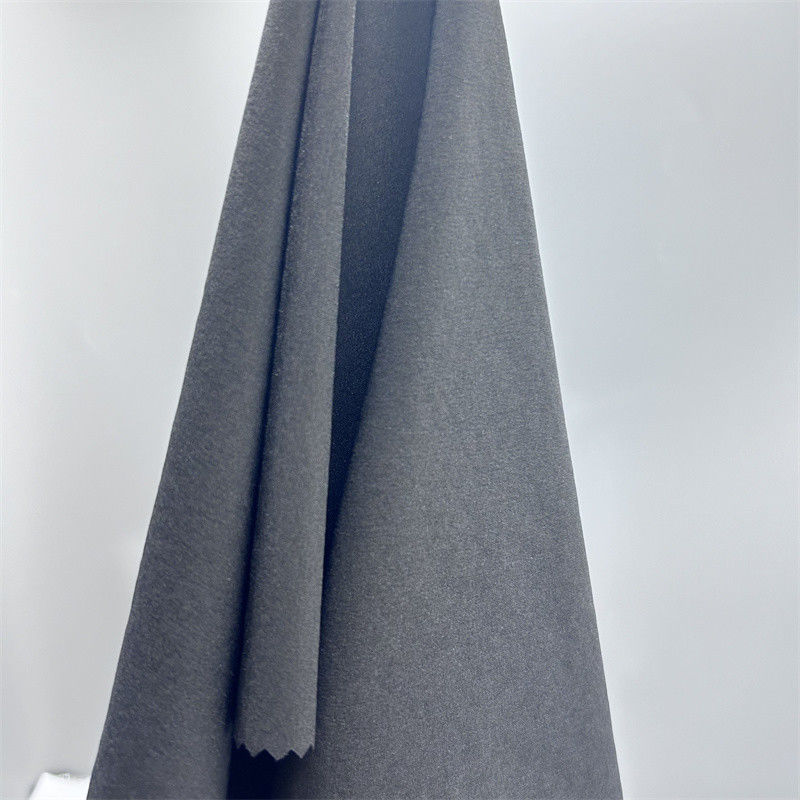 70D Tesoura de nylon semi-brilhante torcida Tecido simples de quatro lados elástico 70D+40D*70D+40D Elastico macio