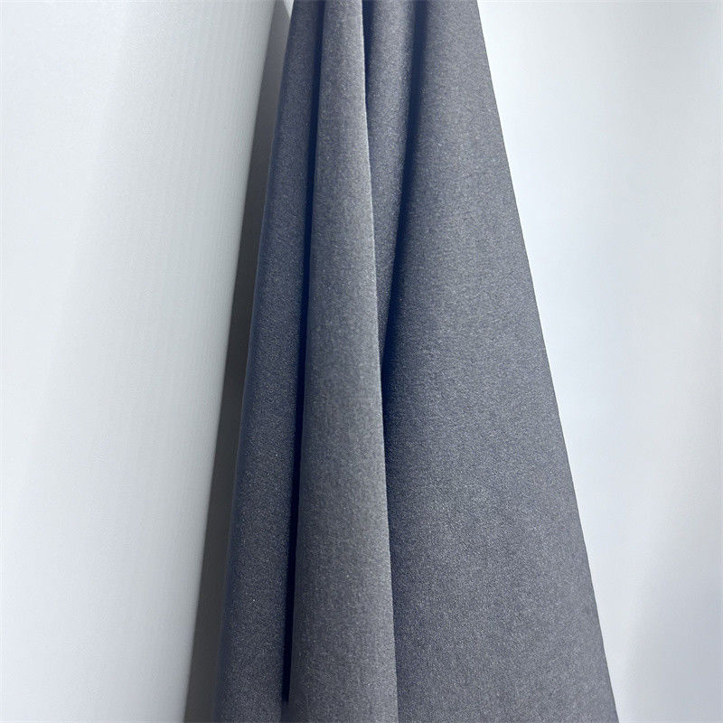 70D Tesoura de nylon semi-brilhante torcida Tecido simples de quatro lados elástico 70D+40D*70D+40D Elastico macio