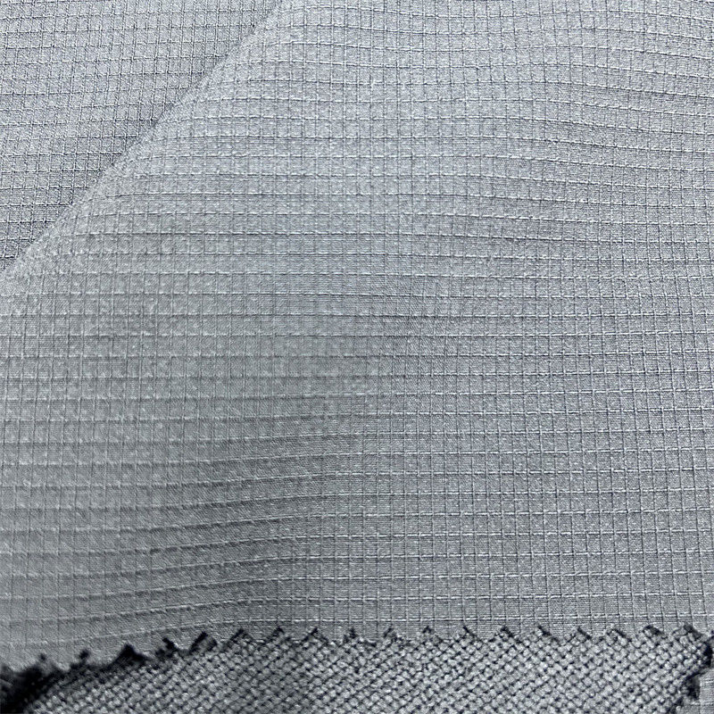 Tecido de montanhismo 75*300 quadriculado com textura macia e elástica para atividades ao ar livre